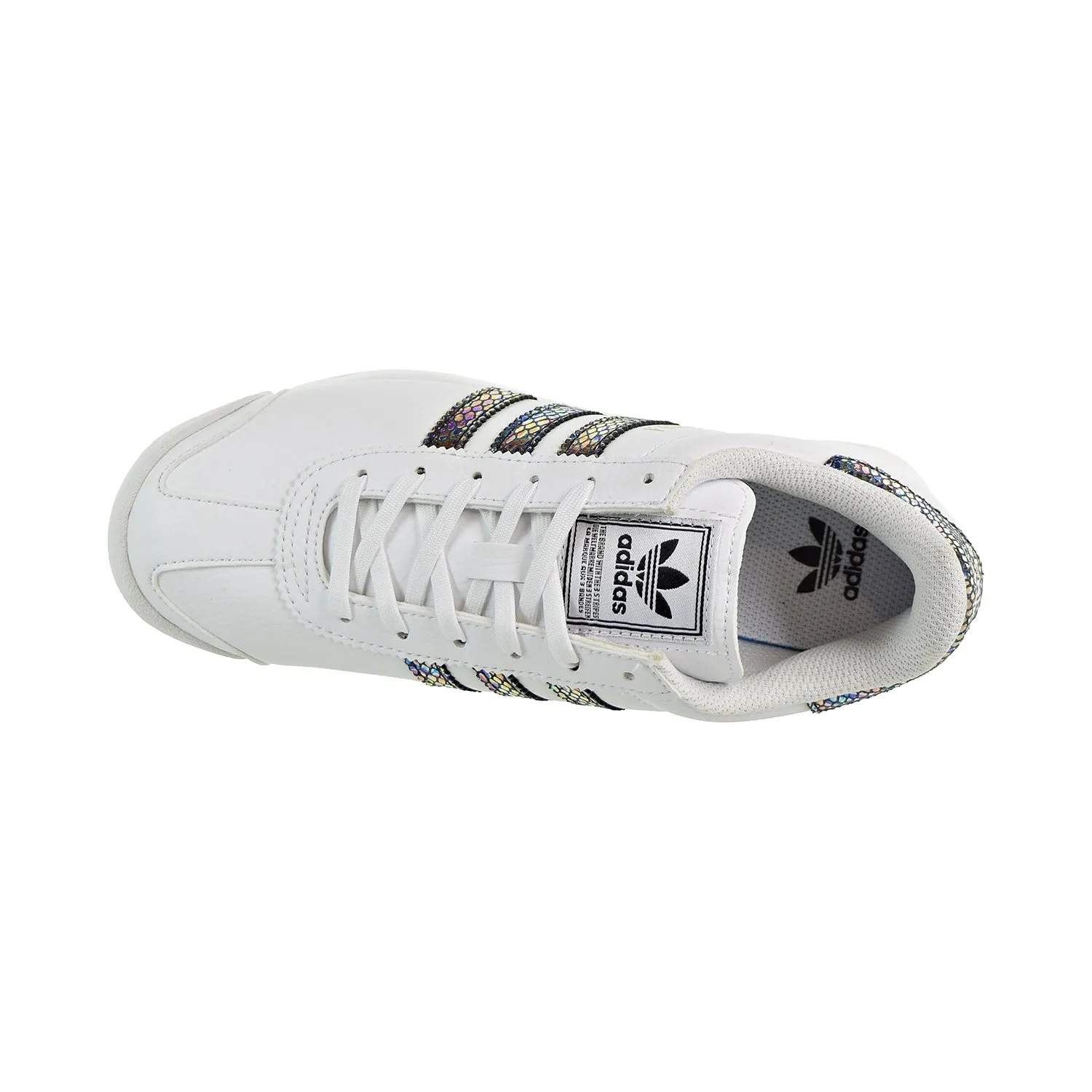 Adidas Samoa J Snake Big Kids' Shoes Footwear White/Footwear White/Core Black