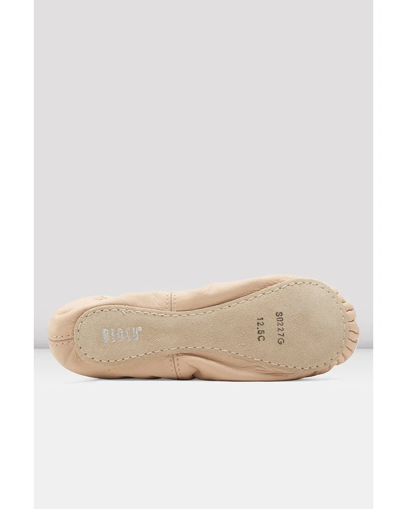 Bloch Belle No Drawstring Full Sole Leather Ballet Slippers - S0227G Girls