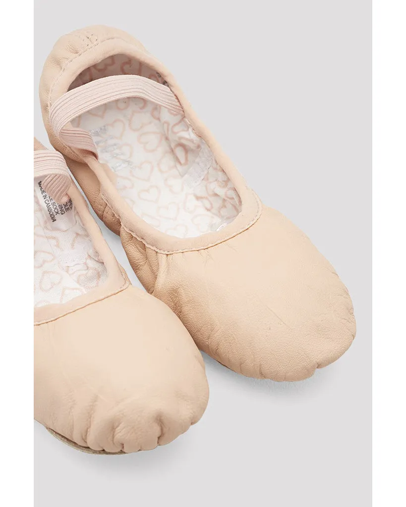 Bloch Belle No Drawstring Full Sole Leather Ballet Slippers - S0227G Girls