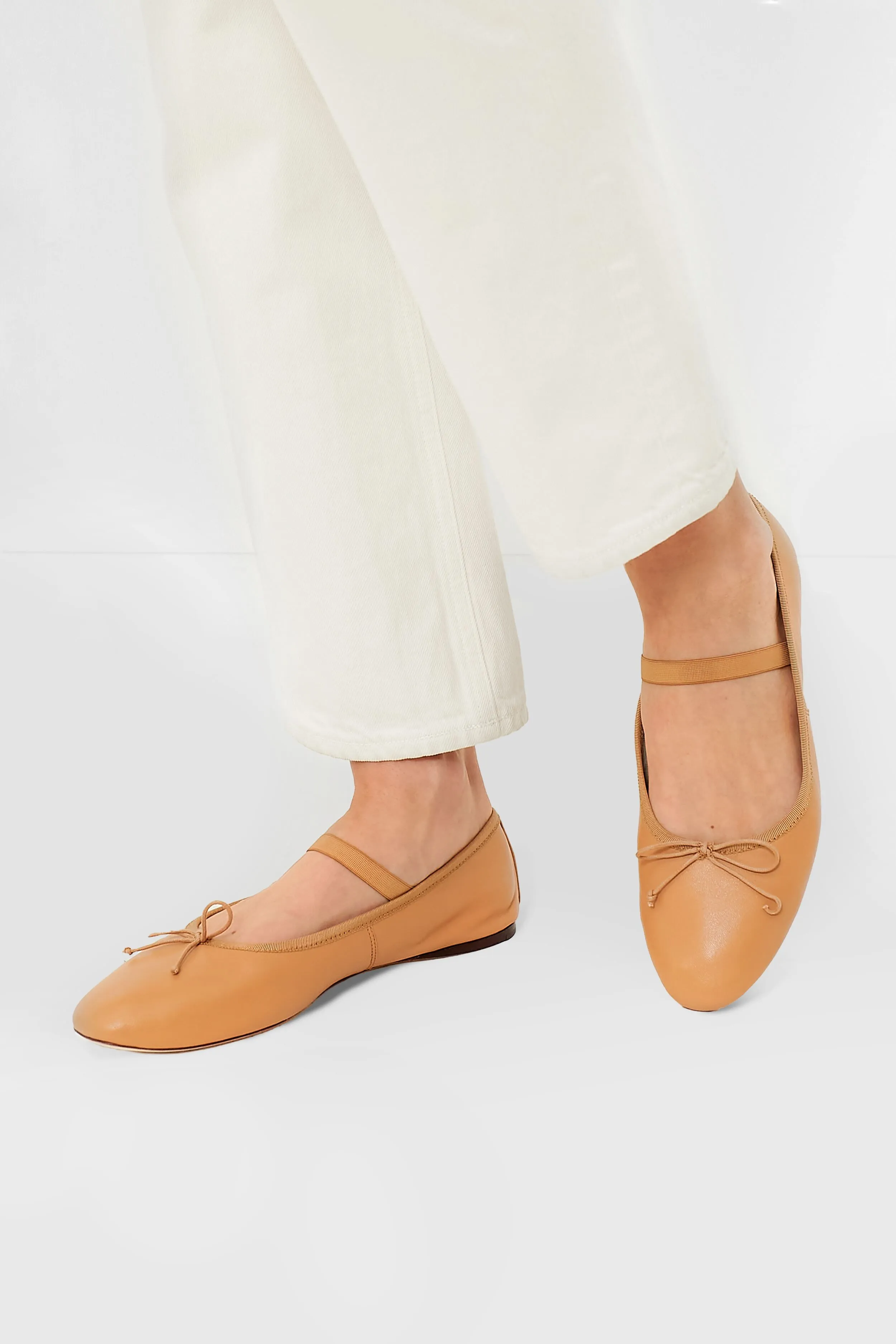 Caramel Leonie Soft Ballet Flats