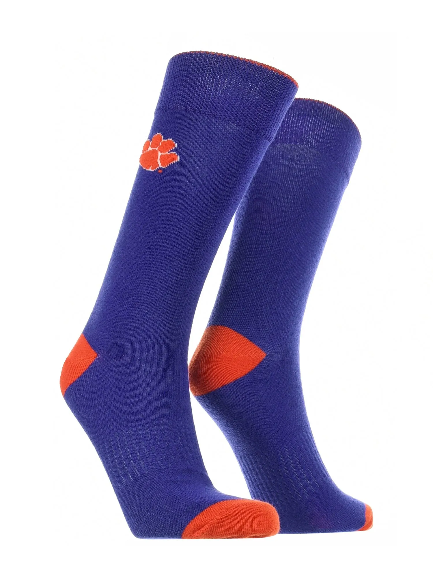 Clemson Tigers Dress Socks Dean's List Crew Length Socks