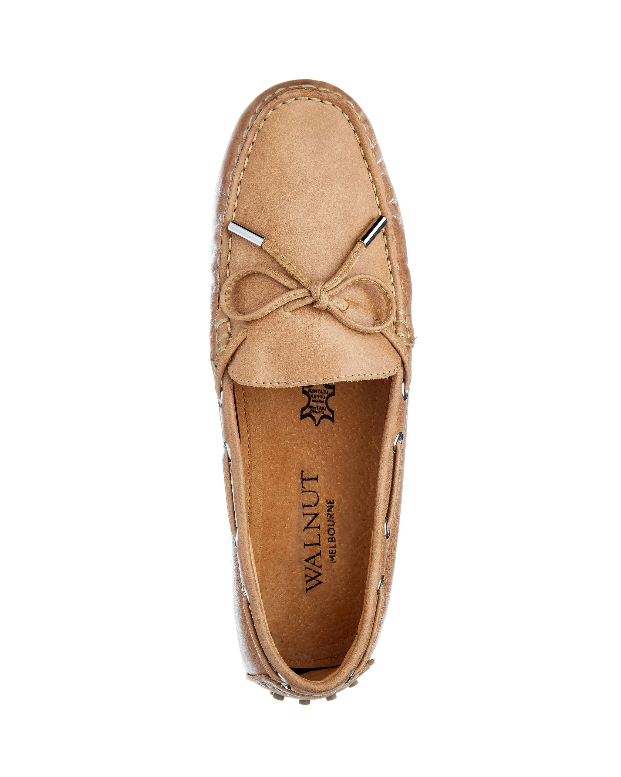 Daria Leather Loafer Tan