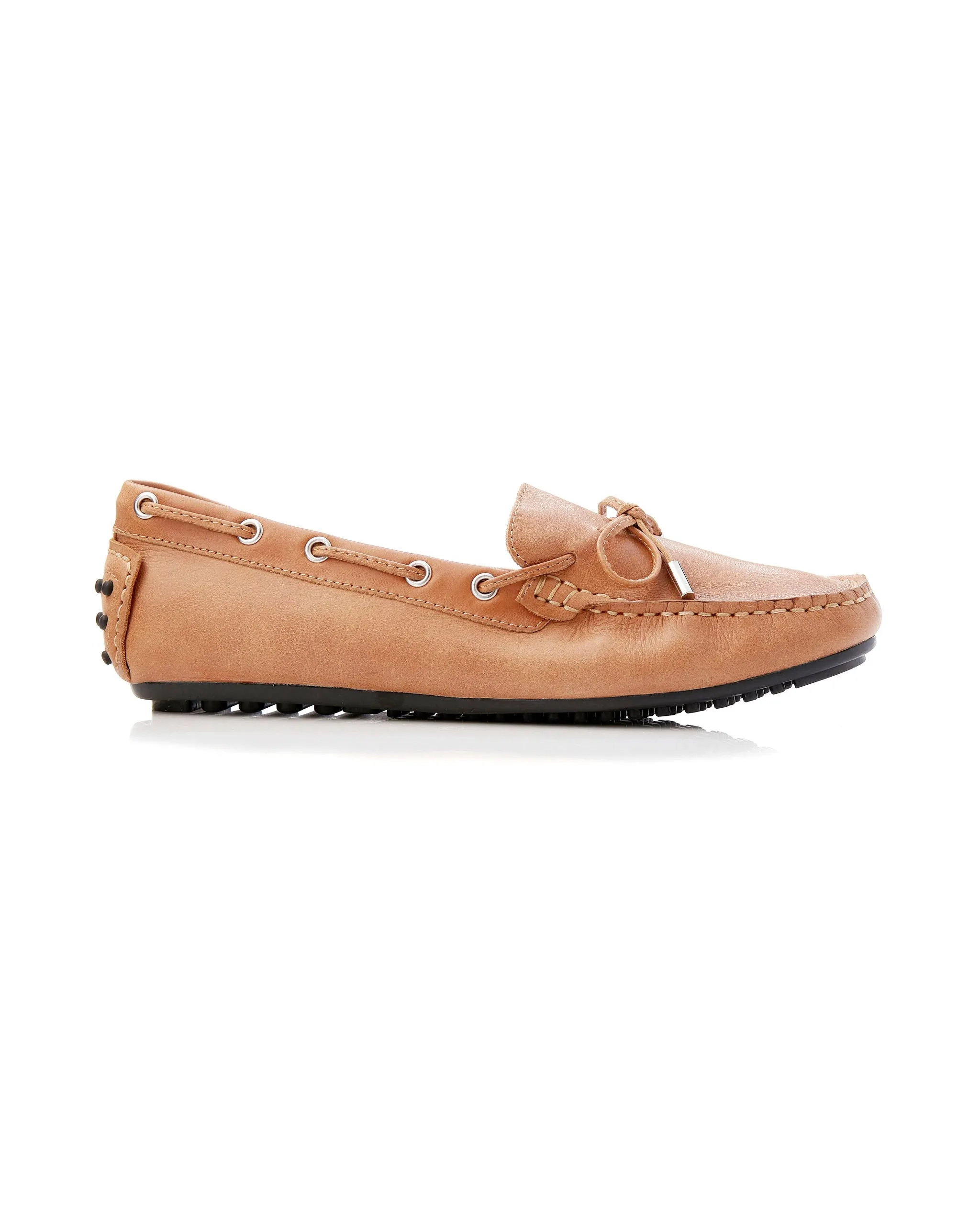 Daria Leather Loafer Tan