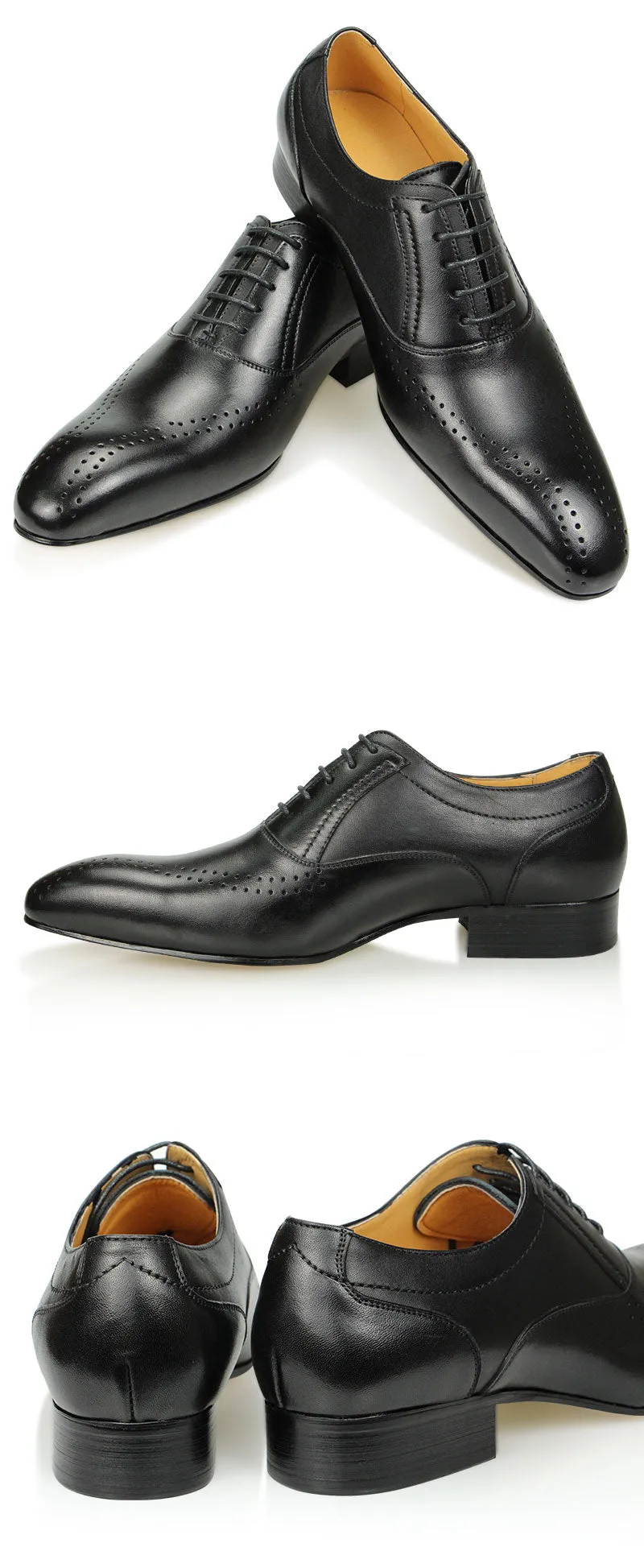 Funki Buys | Shoes | Men's Genuine Leather Brogue Shoes