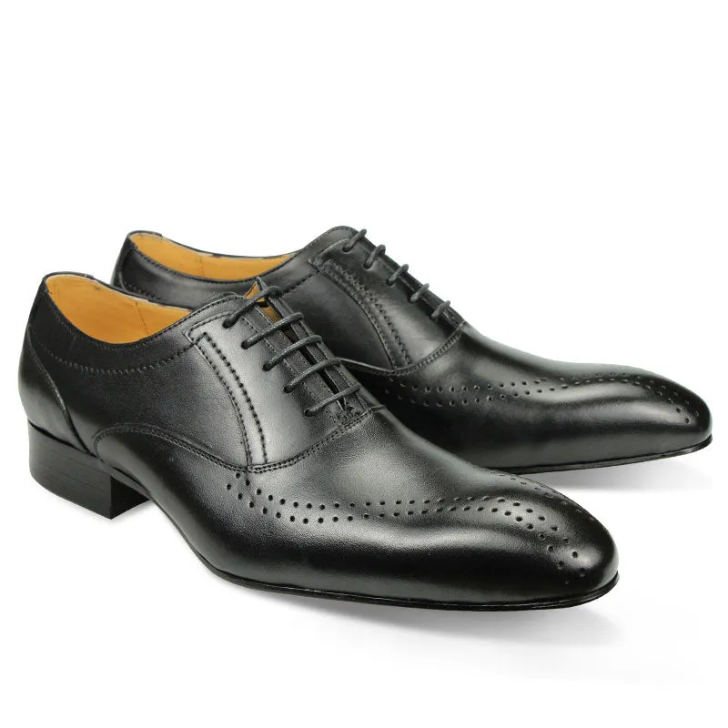 Funki Buys | Shoes | Men's Genuine Leather Brogue Shoes