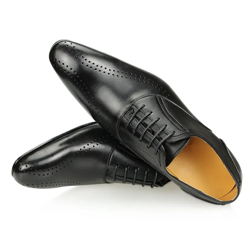 Funki Buys | Shoes | Men's Genuine Leather Brogue Shoes