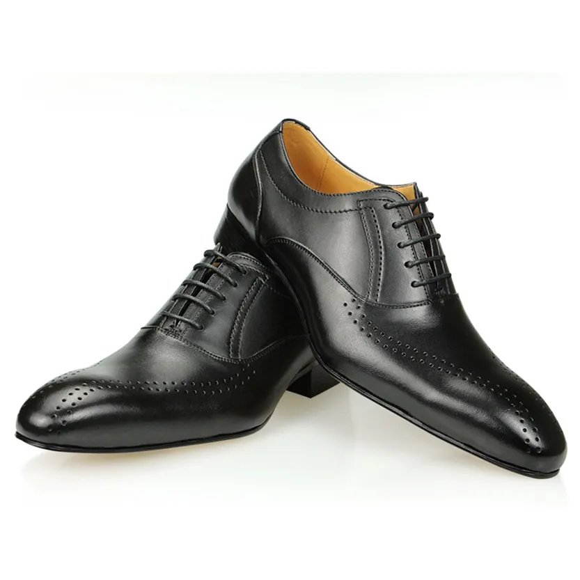 Funki Buys | Shoes | Men's Genuine Leather Brogue Shoes