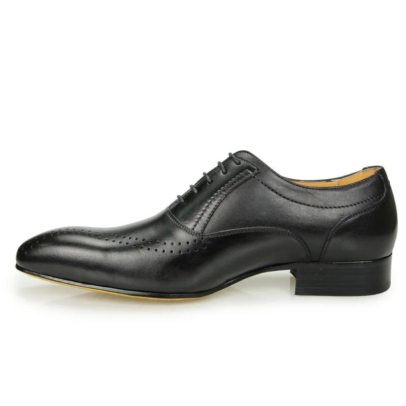 Funki Buys | Shoes | Men's Genuine Leather Brogue Shoes