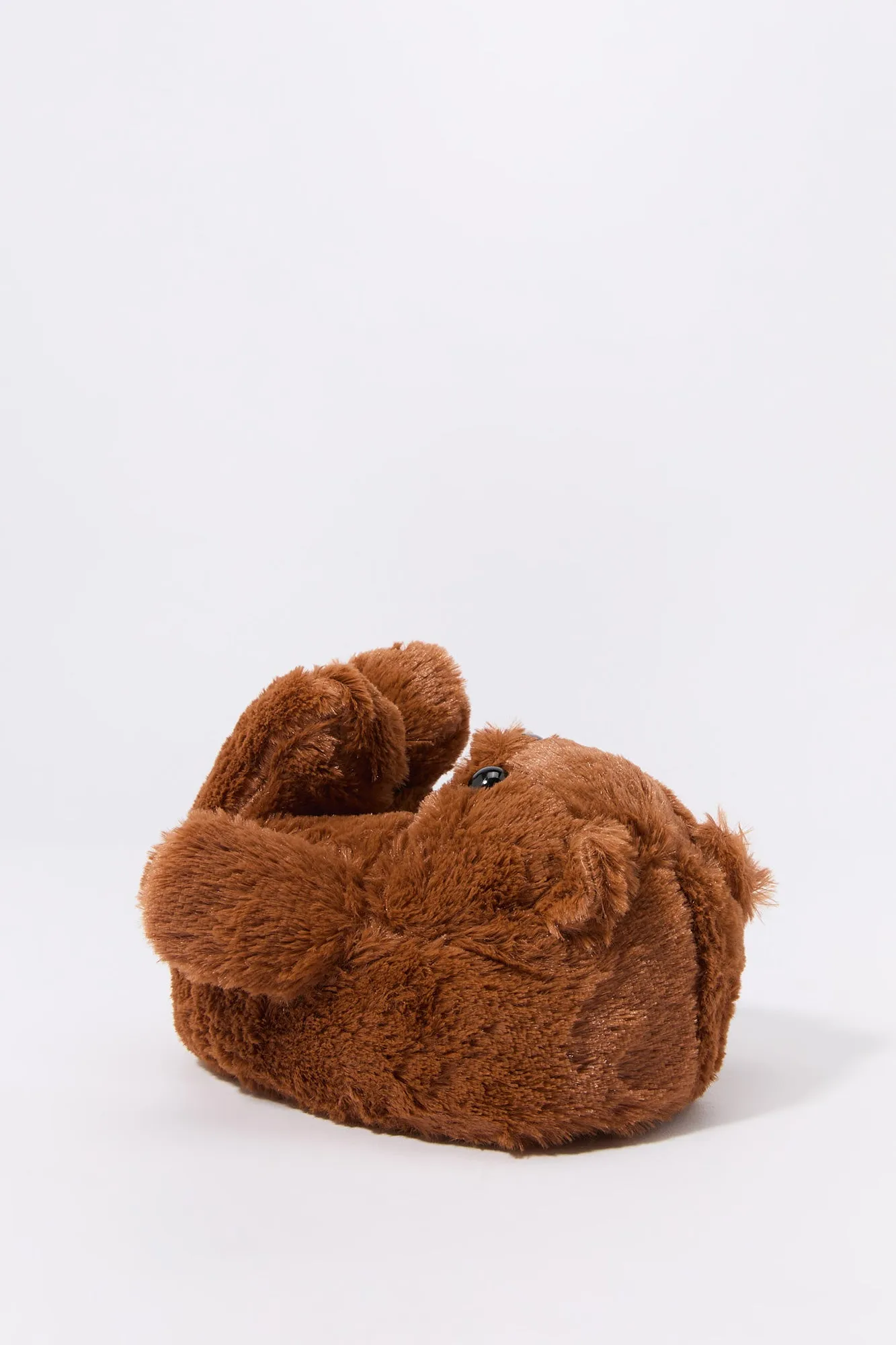 Girls 3D Bear Plush Slipper