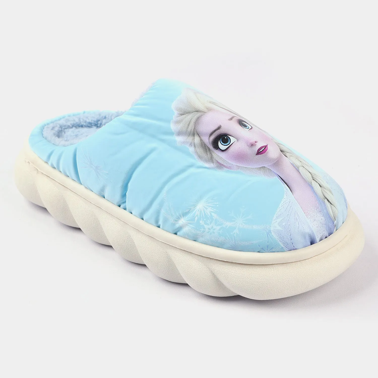 Girls Winter Slipper Fur | Blue