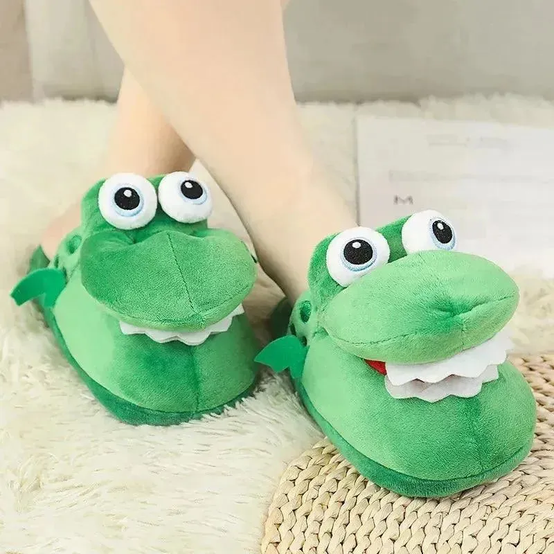 Indoor Croc Plush Slippers