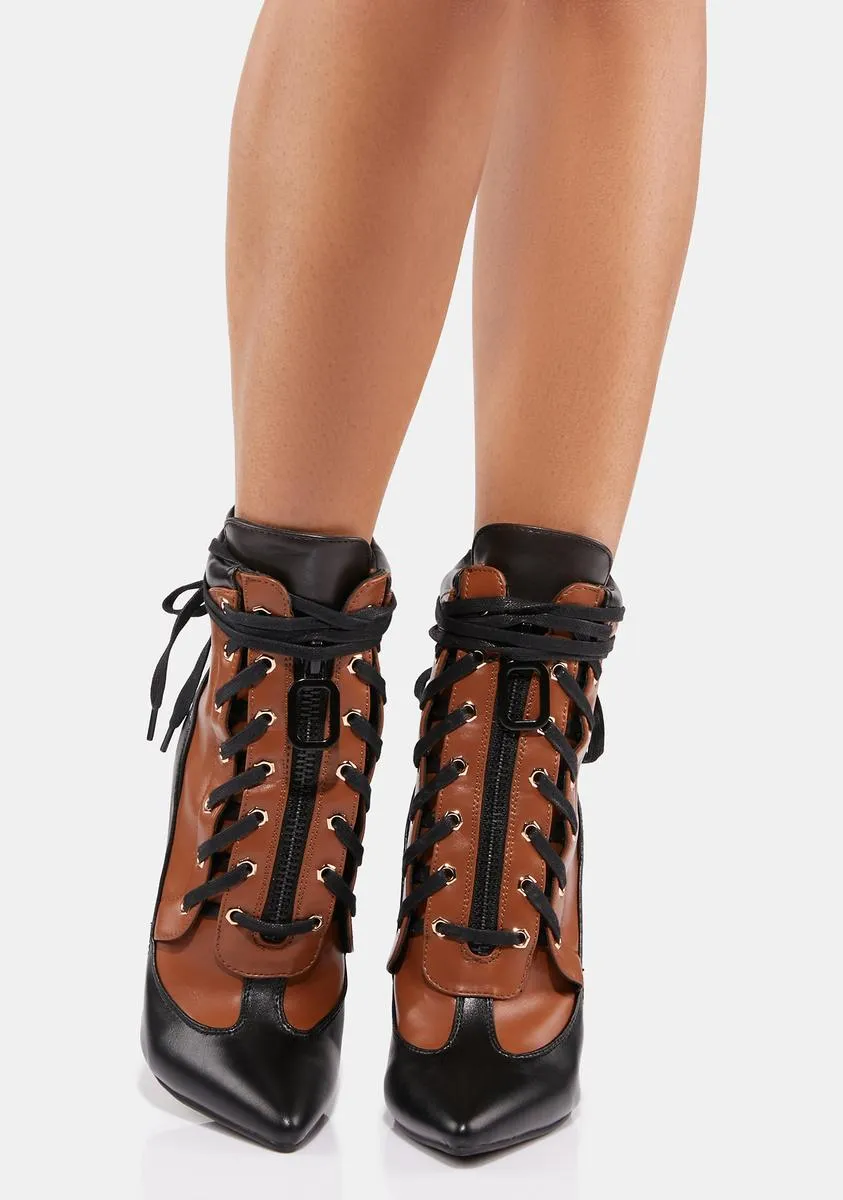 Inherit The Crown Lace Up Boots