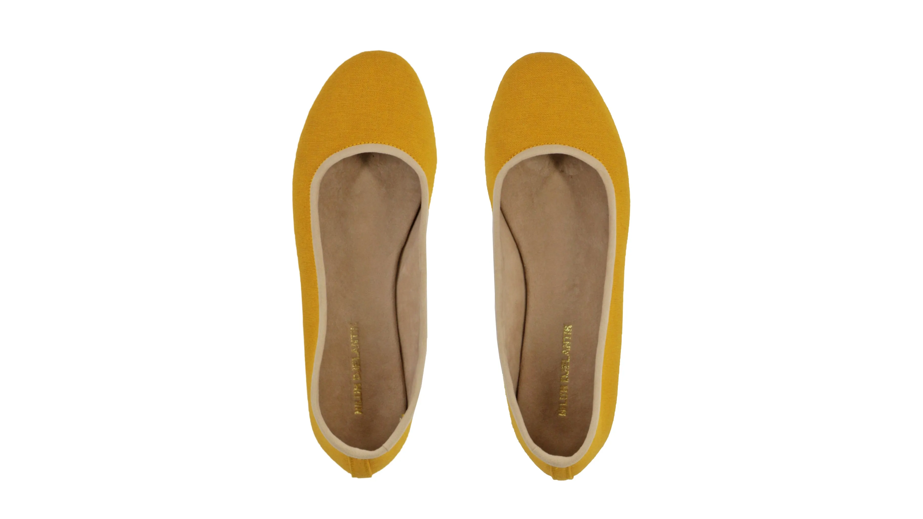 Kate 20mm Ballet - Mustard Linen