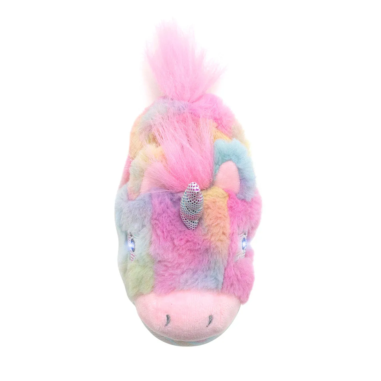 Lara Rainbow Unicorn Light-up Slippers