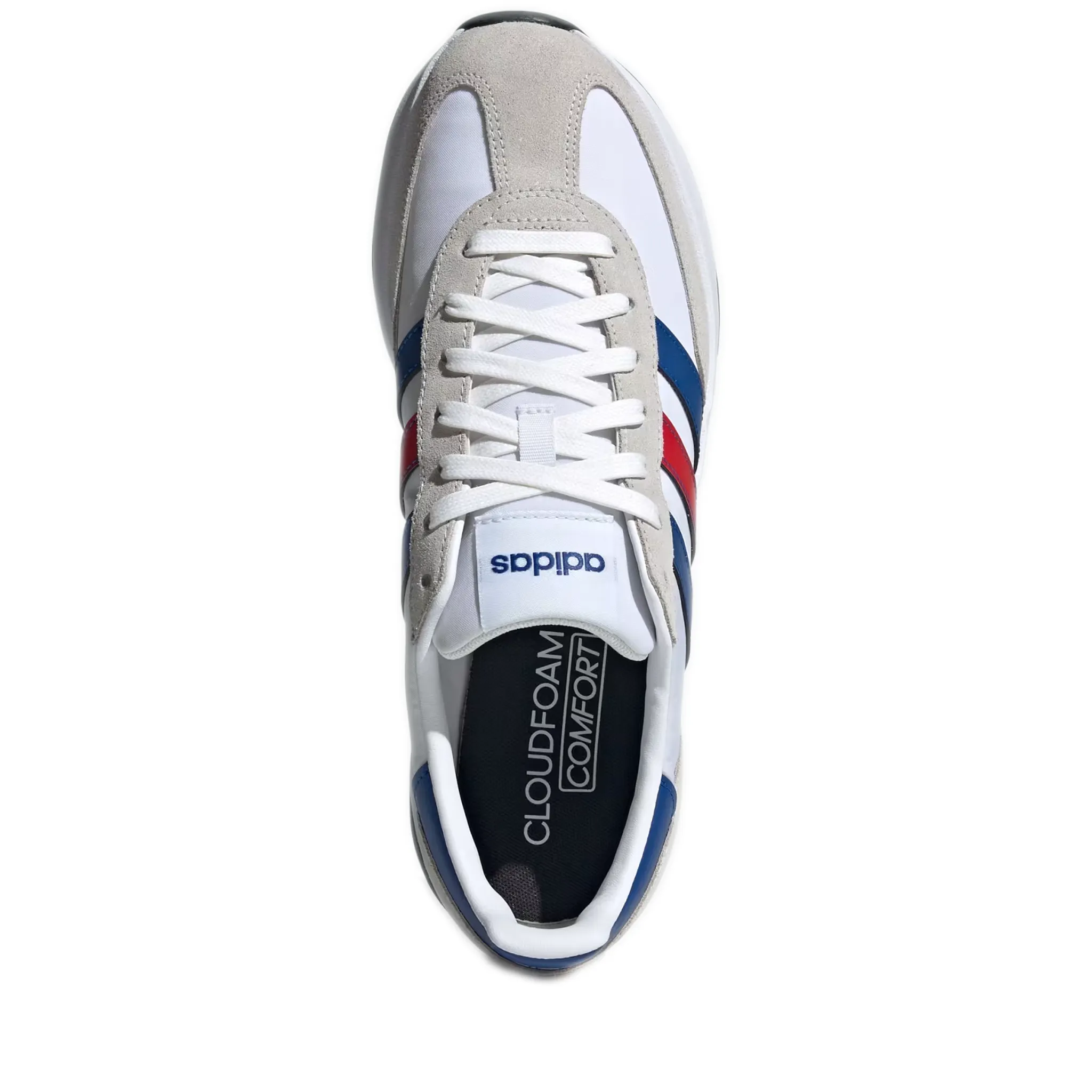 Men's Adidas Run 72 Shoes - Cloud White / Royal Blue / Grey One