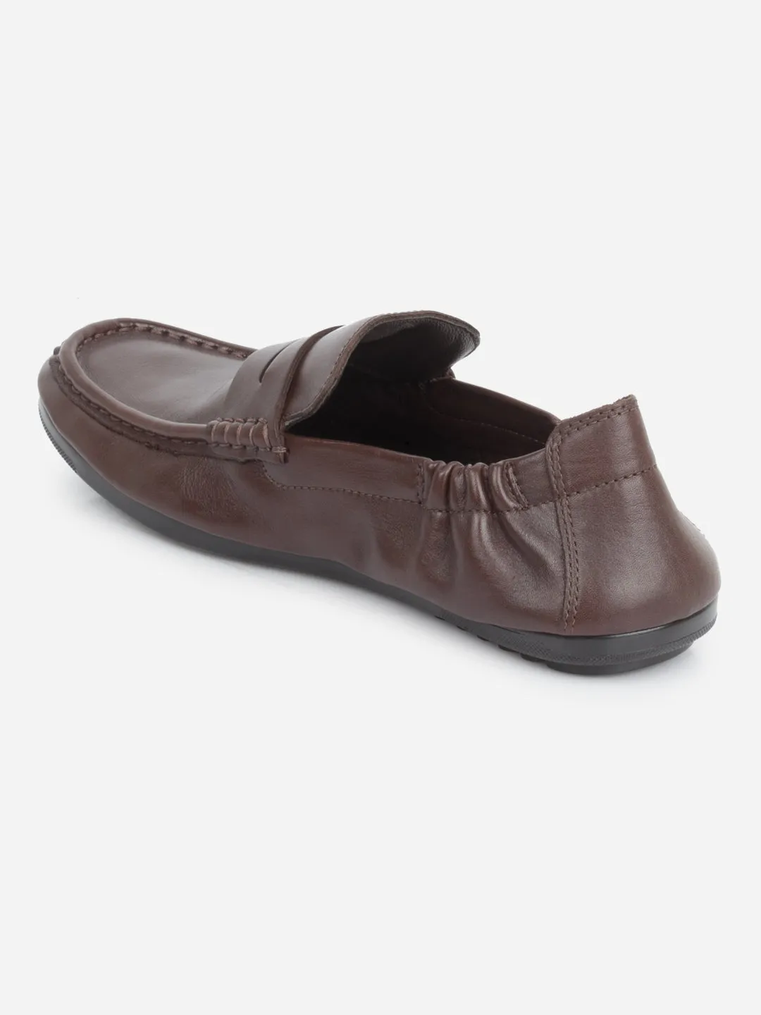 Men's Brown Moc Toe Casual Loafer (ID1169)