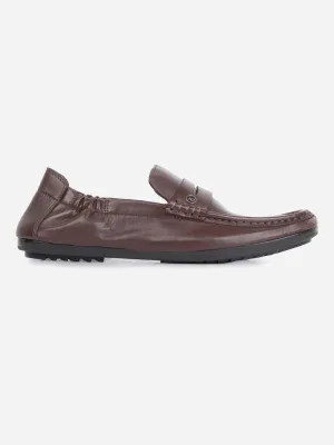 Men's Brown Moc Toe Casual Loafer (ID1169)