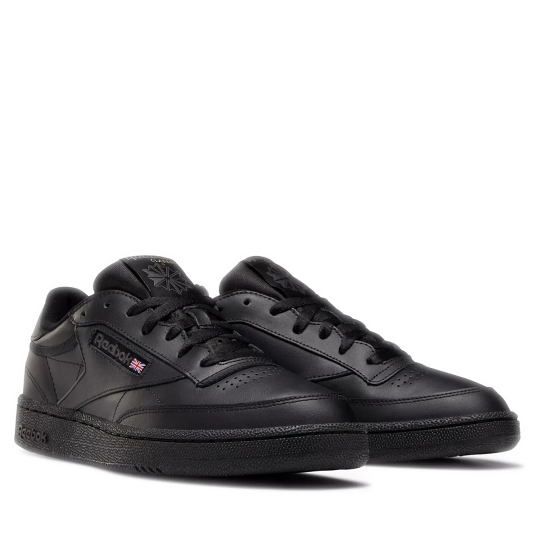 Men's Reebok Club C 85 Shoes - INT-Black/ Charcoal