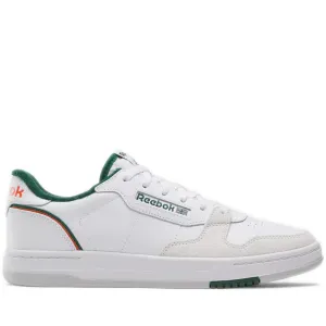 Men's Reebok Phase Court Shoes - White/White/Dark Green