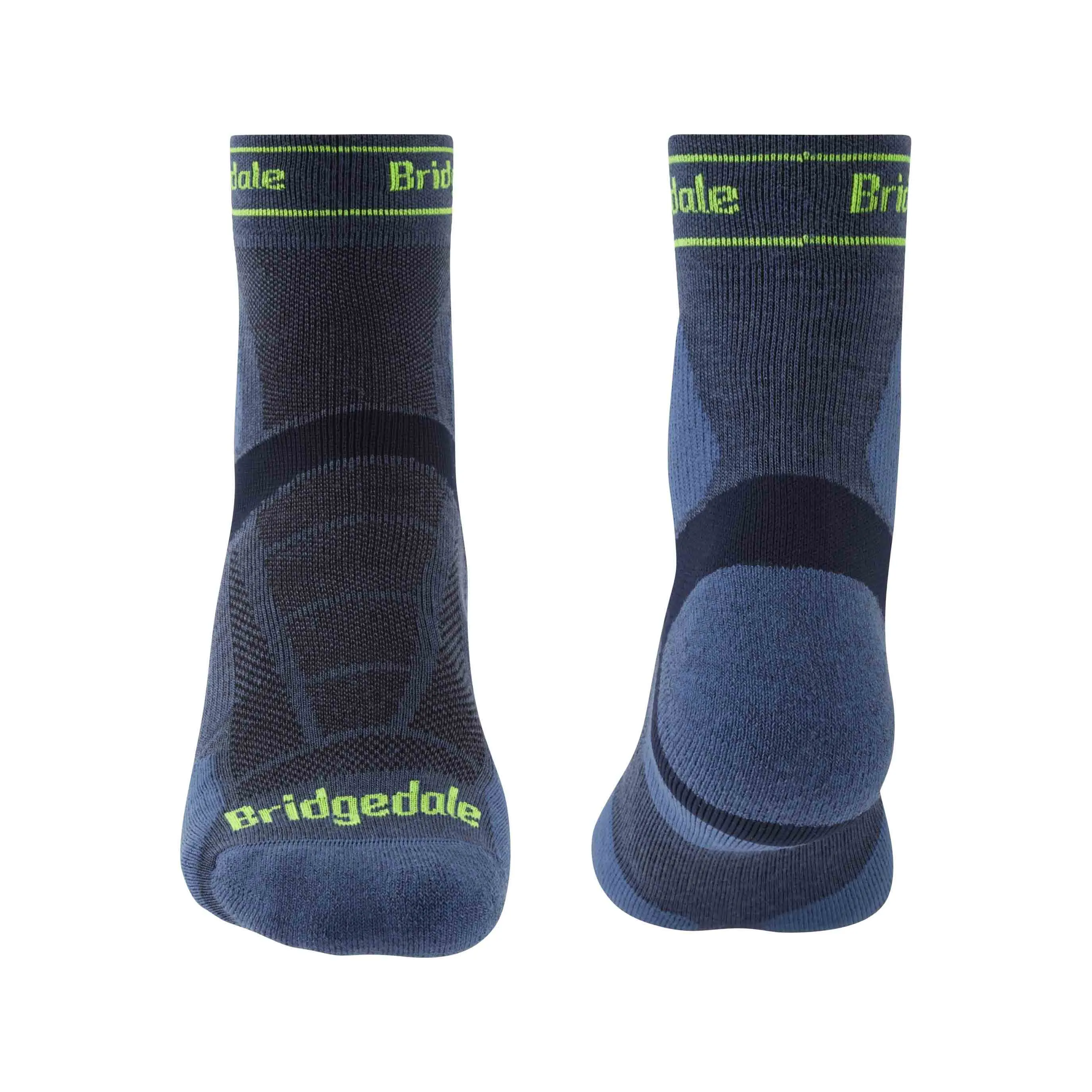 Mens Trail Run Ultra Light Merino T2 3/4 Socks