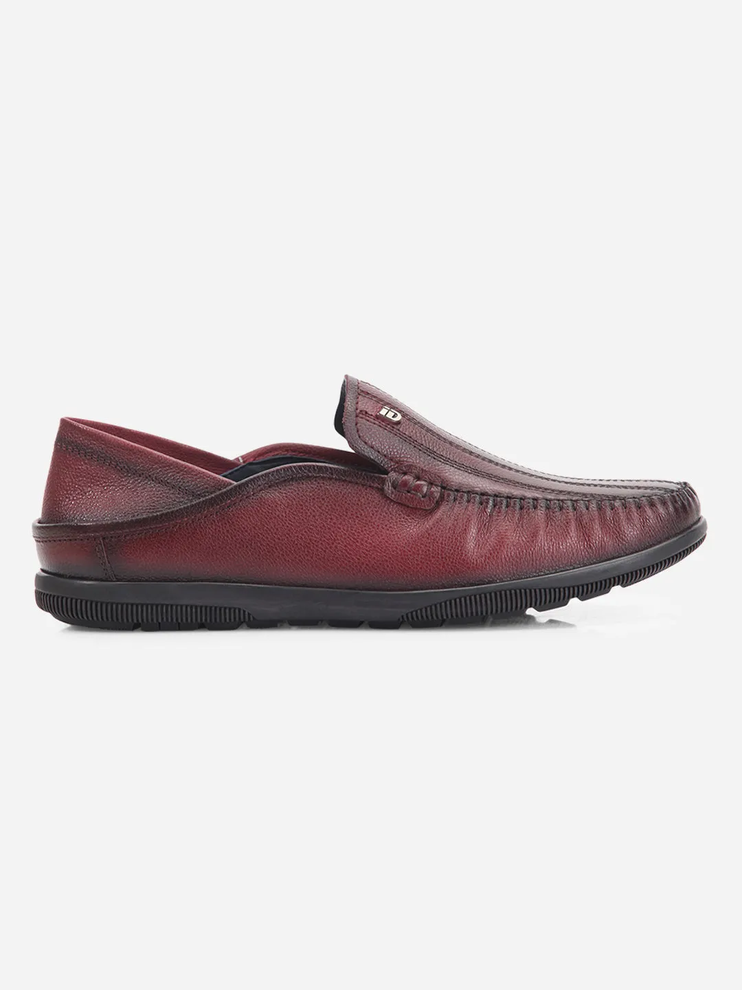 Men's Wine Round Toe Casual Slip (ID1159)