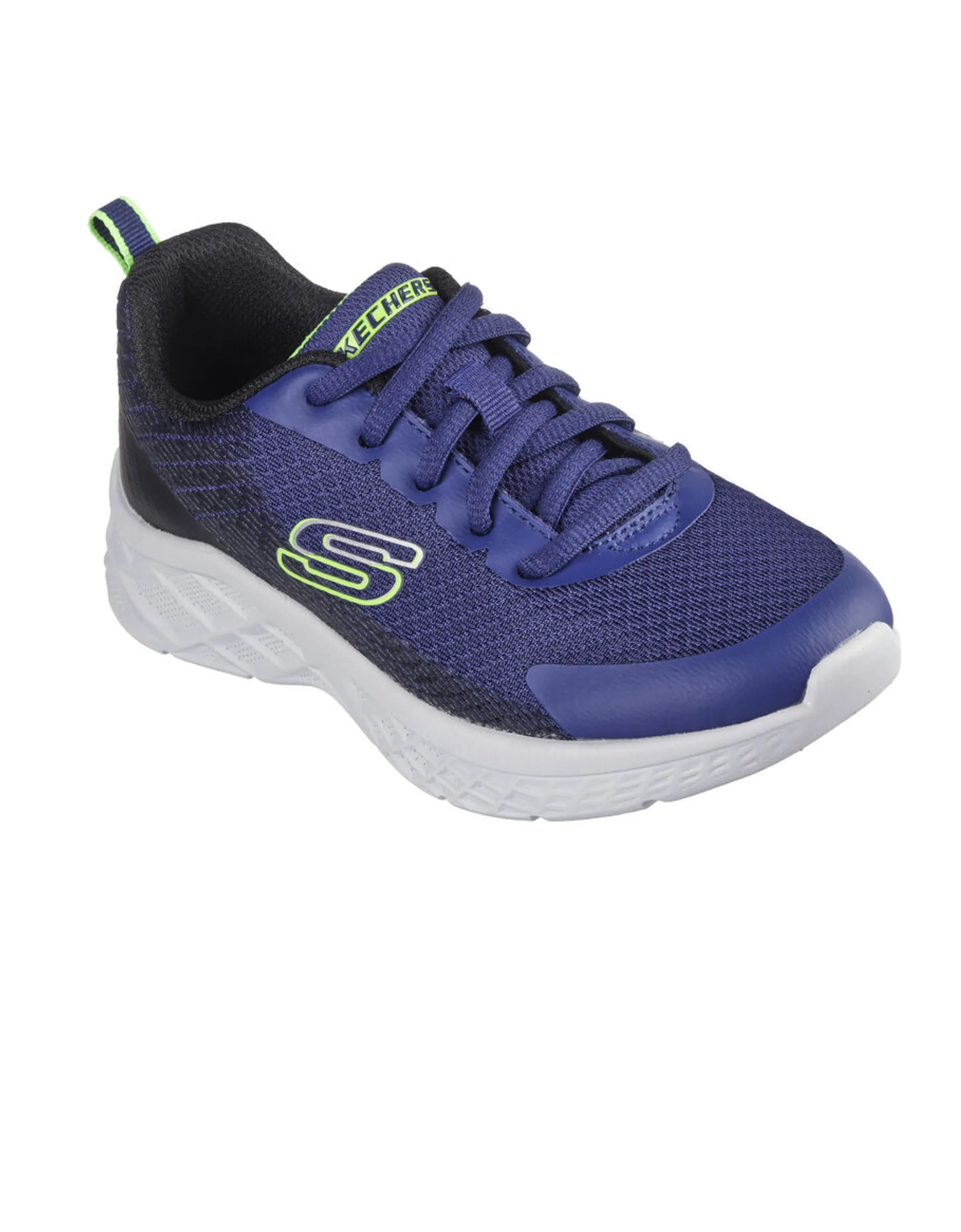 Skechers 403925L NBLM Microspec II - Vovrix - Navy/Black/Lime