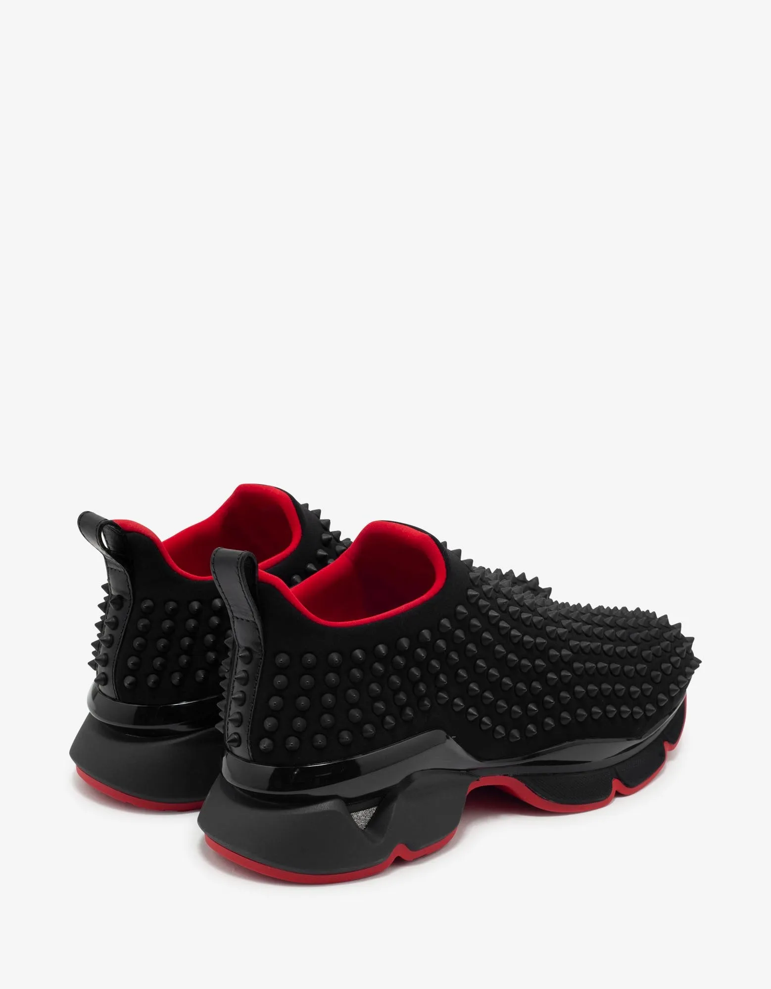 Spike-Sock Black Neoprene Trainers -