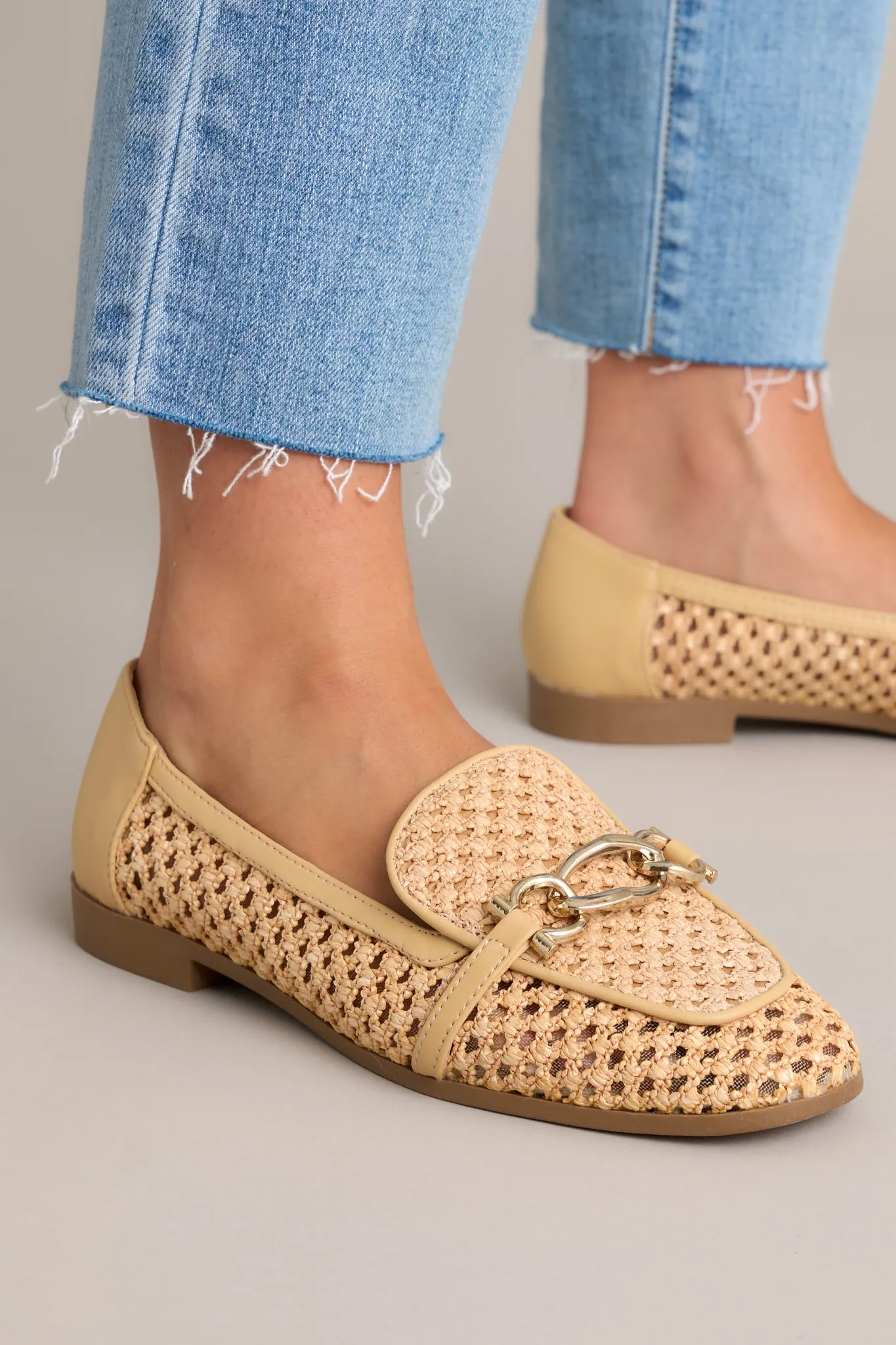 Stick To Your Word Natural Woven Loafer