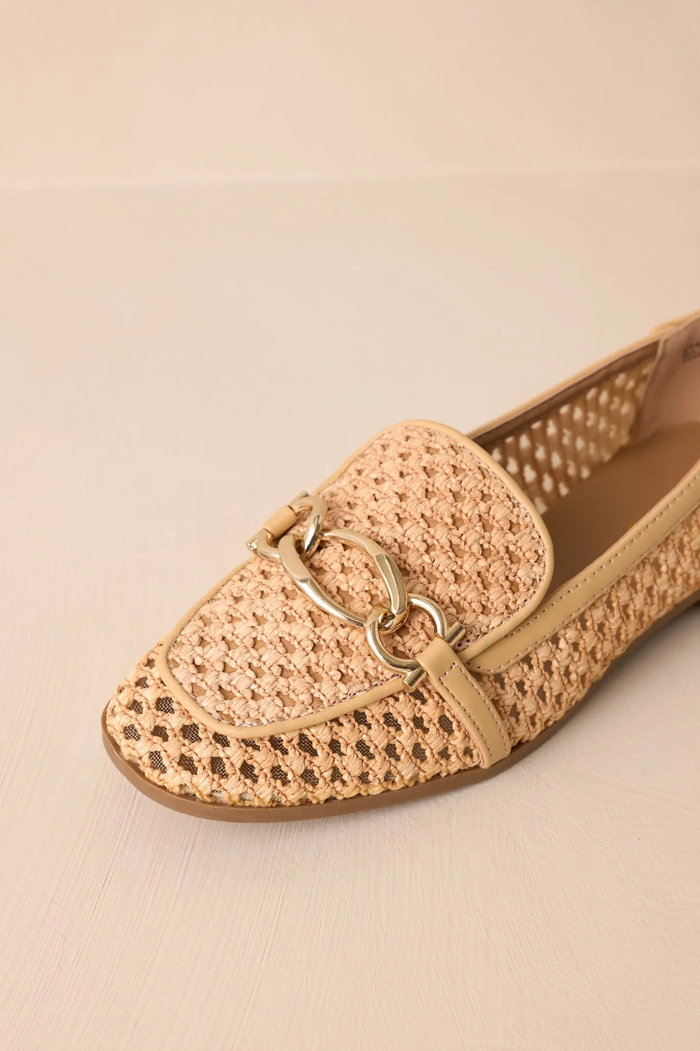 Stick To Your Word Natural Woven Loafer