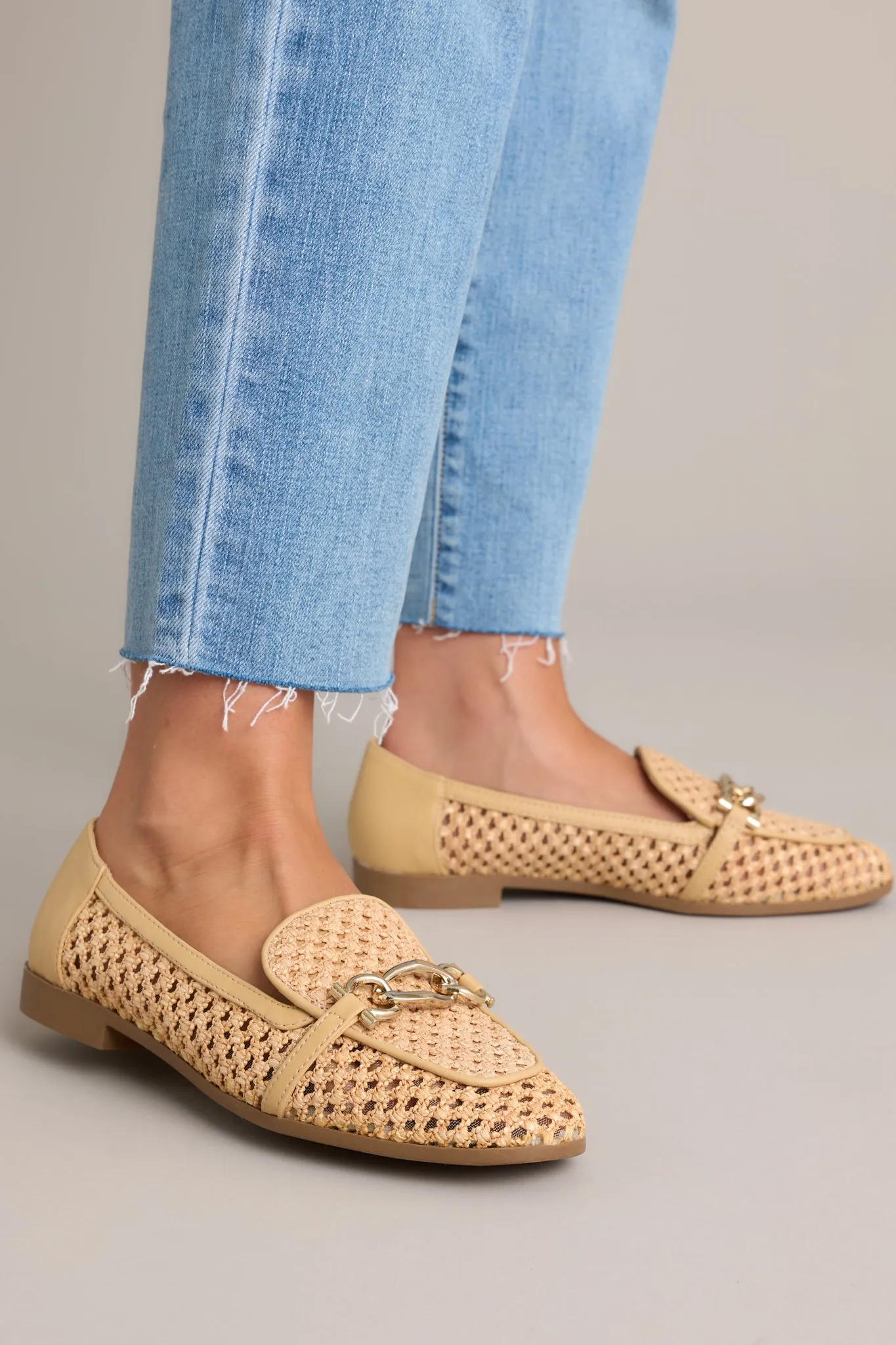 Stick To Your Word Natural Woven Loafer