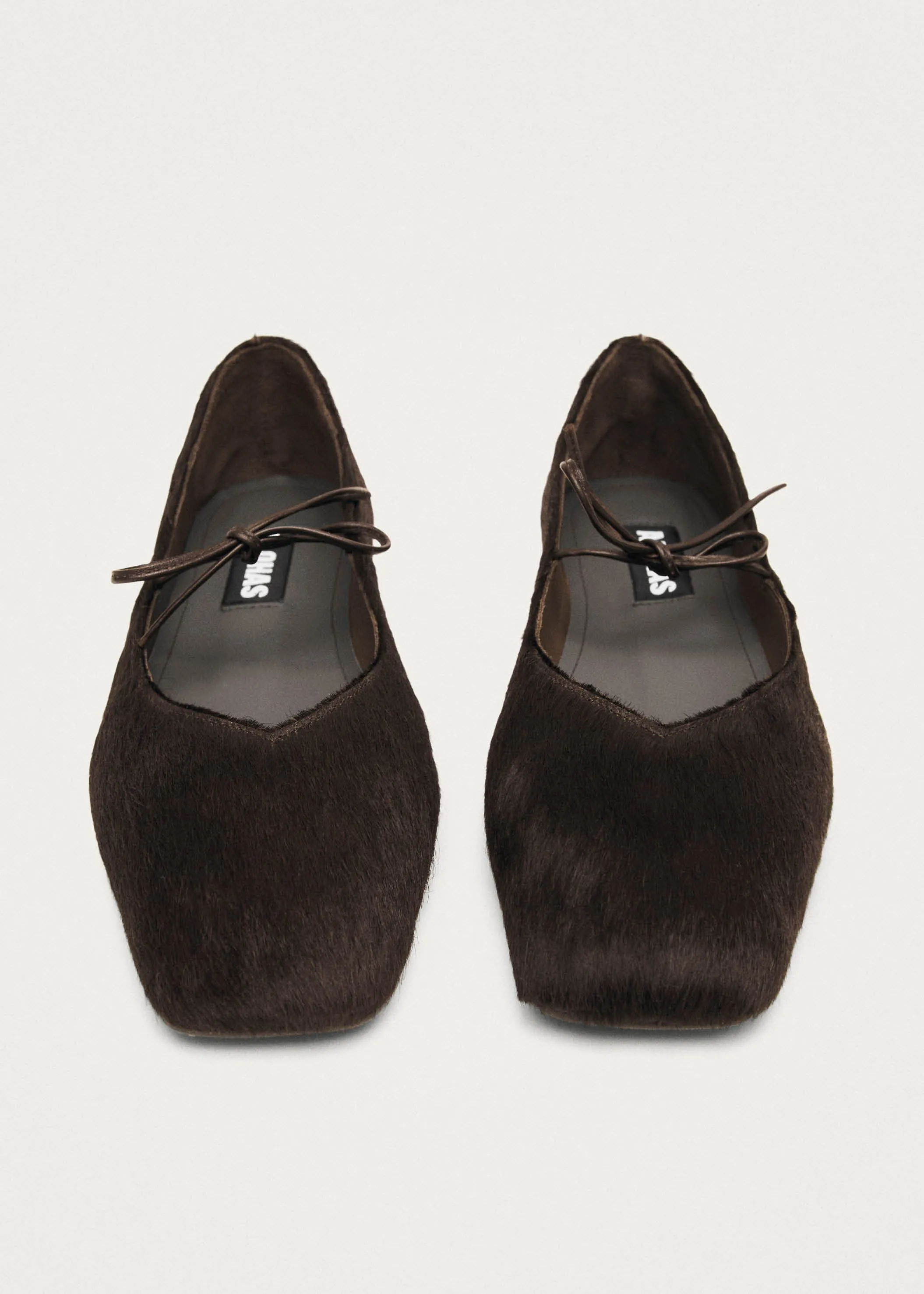 Sway Soft Brown Leather Ballet Flats