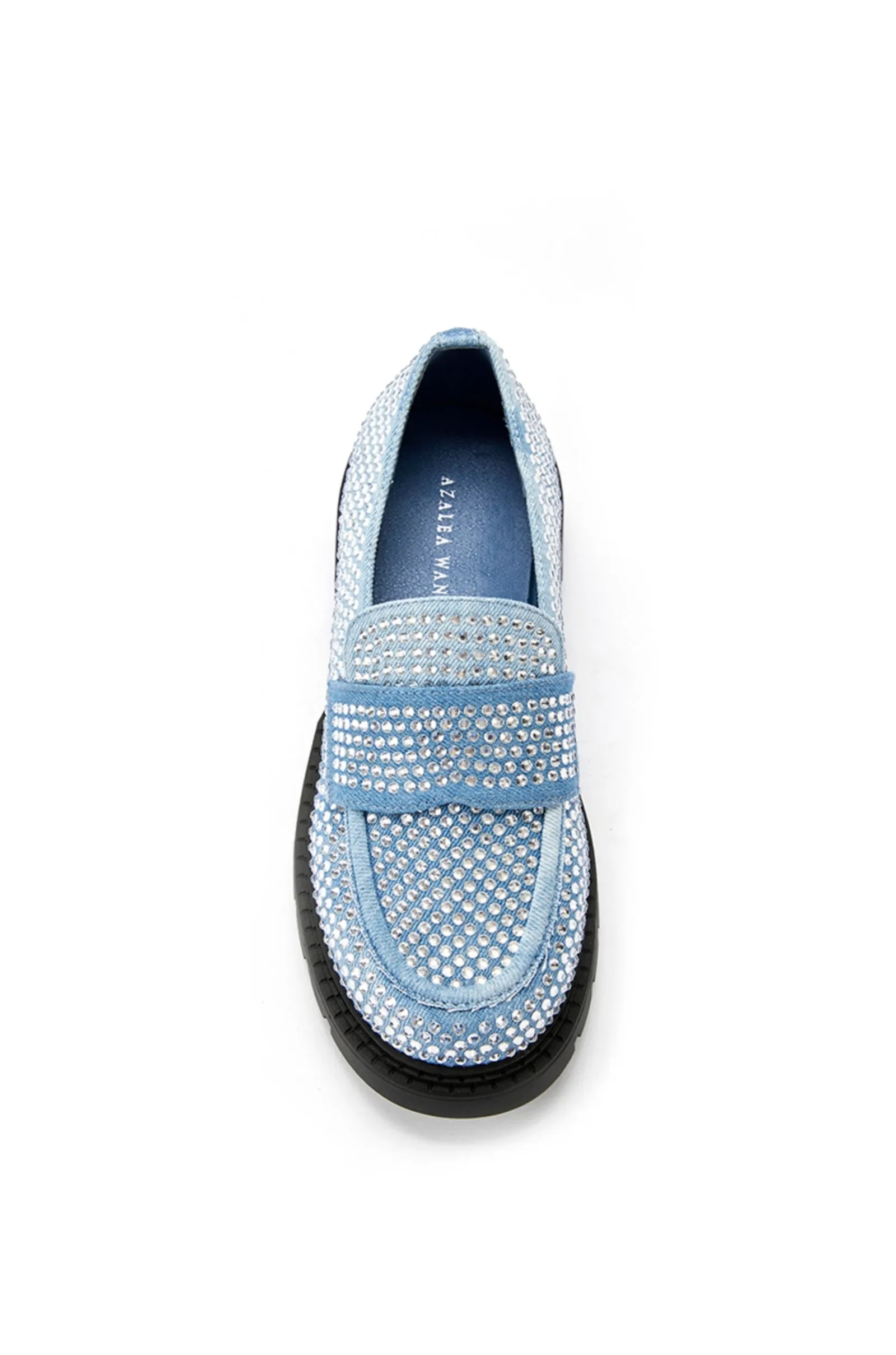 THUMPER-DENIM CRYSTAL LOAFER