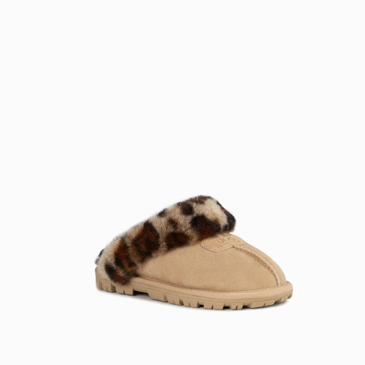 Ugg Kids Coquette Slipper (Leopard Print)(Water Resistant)