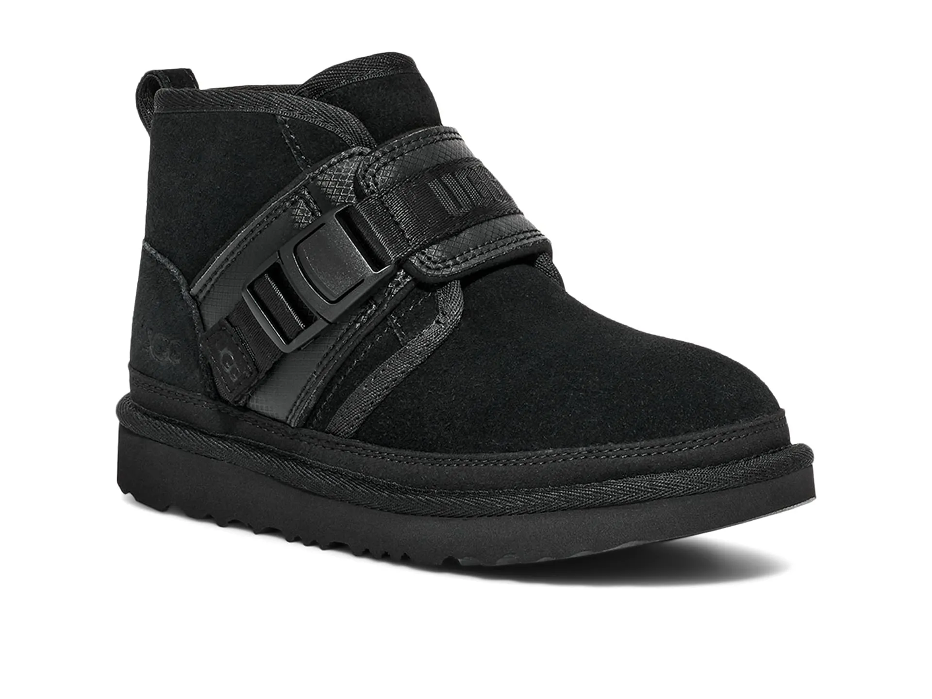 UGG Unisex-Child Neumel Snapback Boot, Black