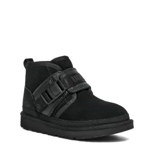 UGG Unisex-Child Neumel Snapback Boot, Black