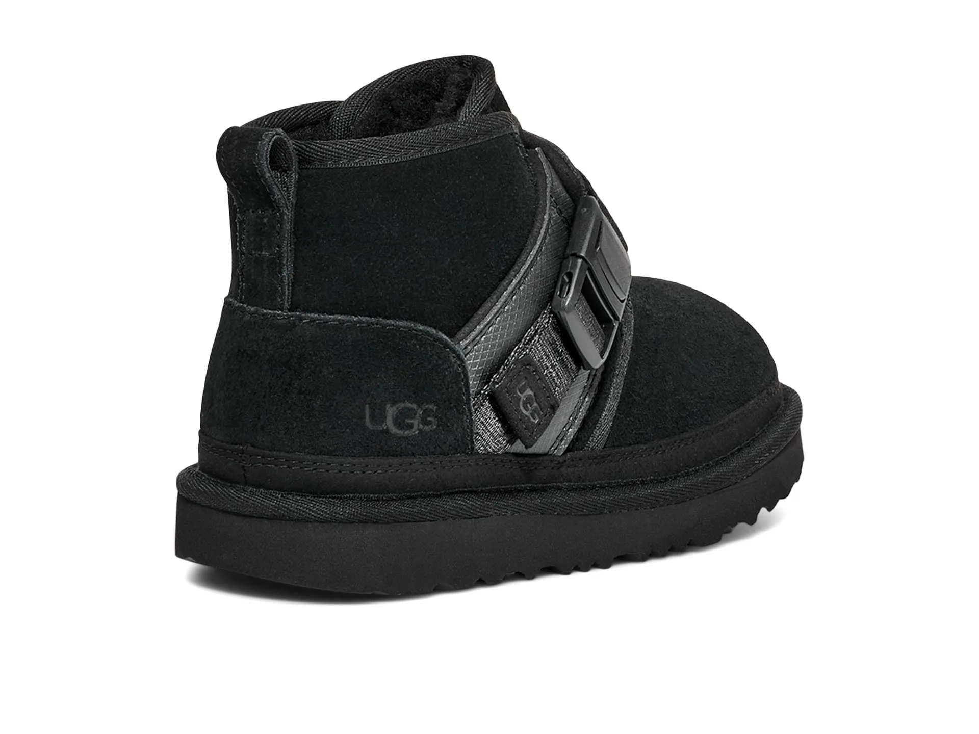 UGG Unisex-Child Neumel Snapback Boot, Black