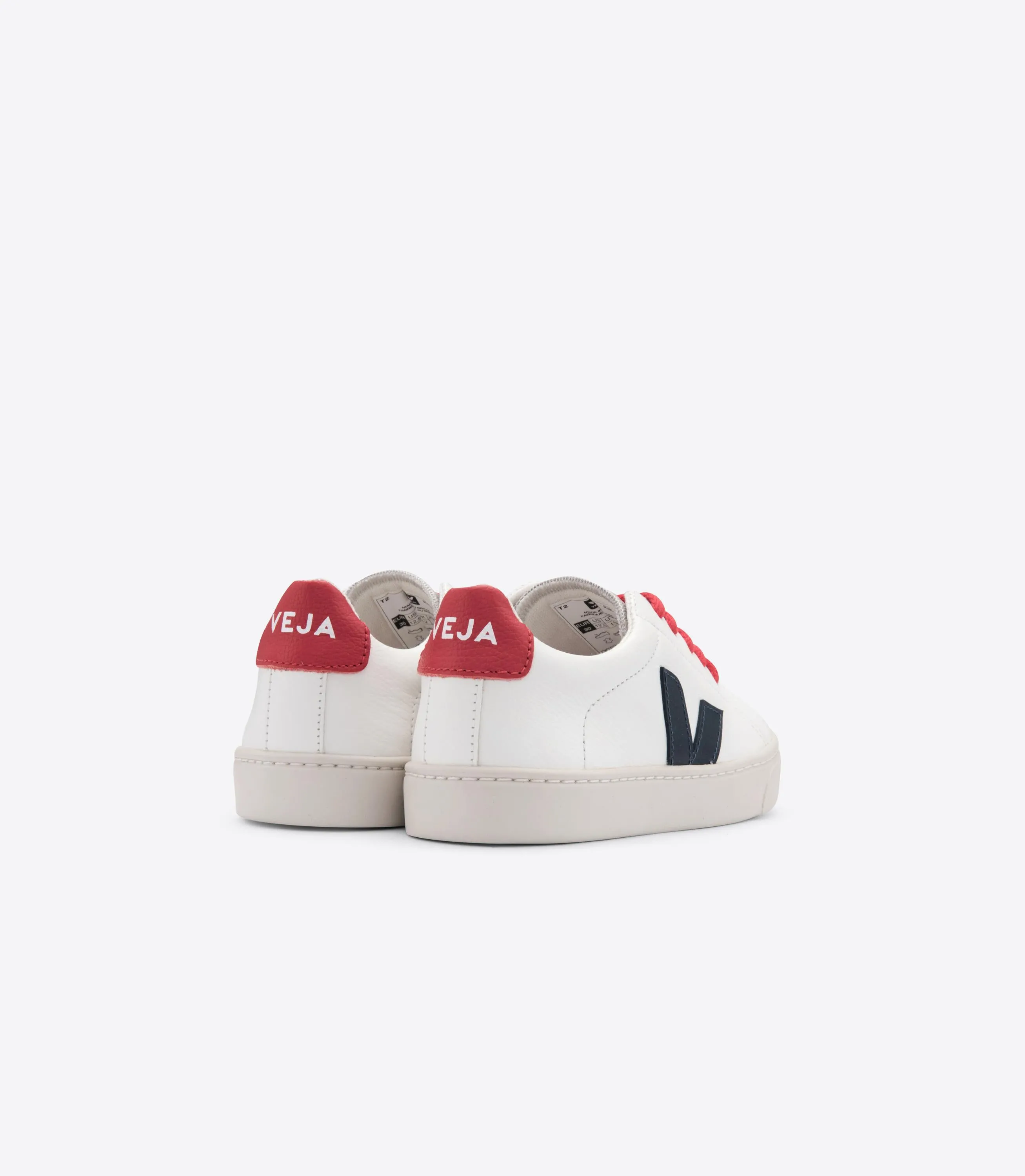 Veja Esplar Lace Girls Boys White Nautico Pekin Trainer