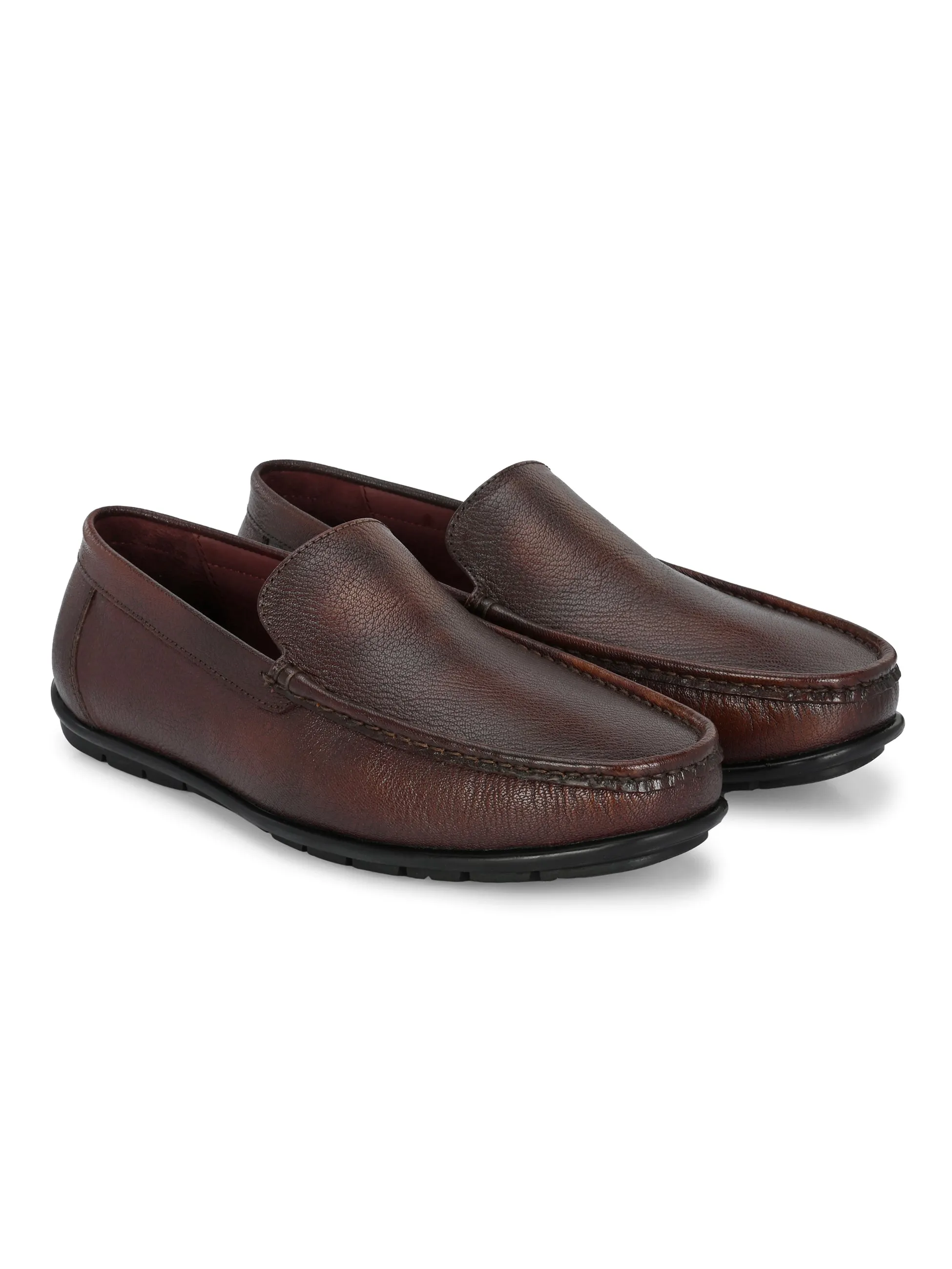 Verity Cherry Solid Loafers