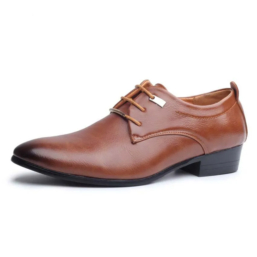 West Louis™ Business Formal Leather Oxford Dress Shoes