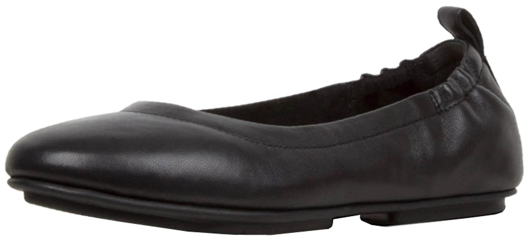 Women's Shoes Fitflop ALLEGRO Leather Ballet Flats Q74-001 BLACK