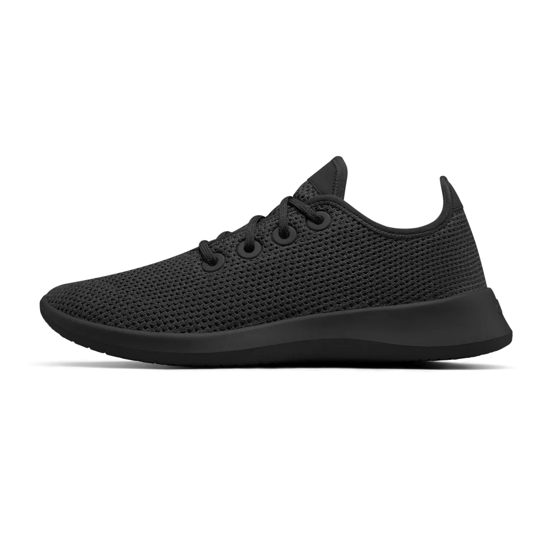 Women's Tree Runners - Jet Black (Black Sole)